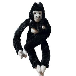 Adventure Planet Gorilla Plush Kids Mother and Baby Hook & Loop Hands Feet 19"